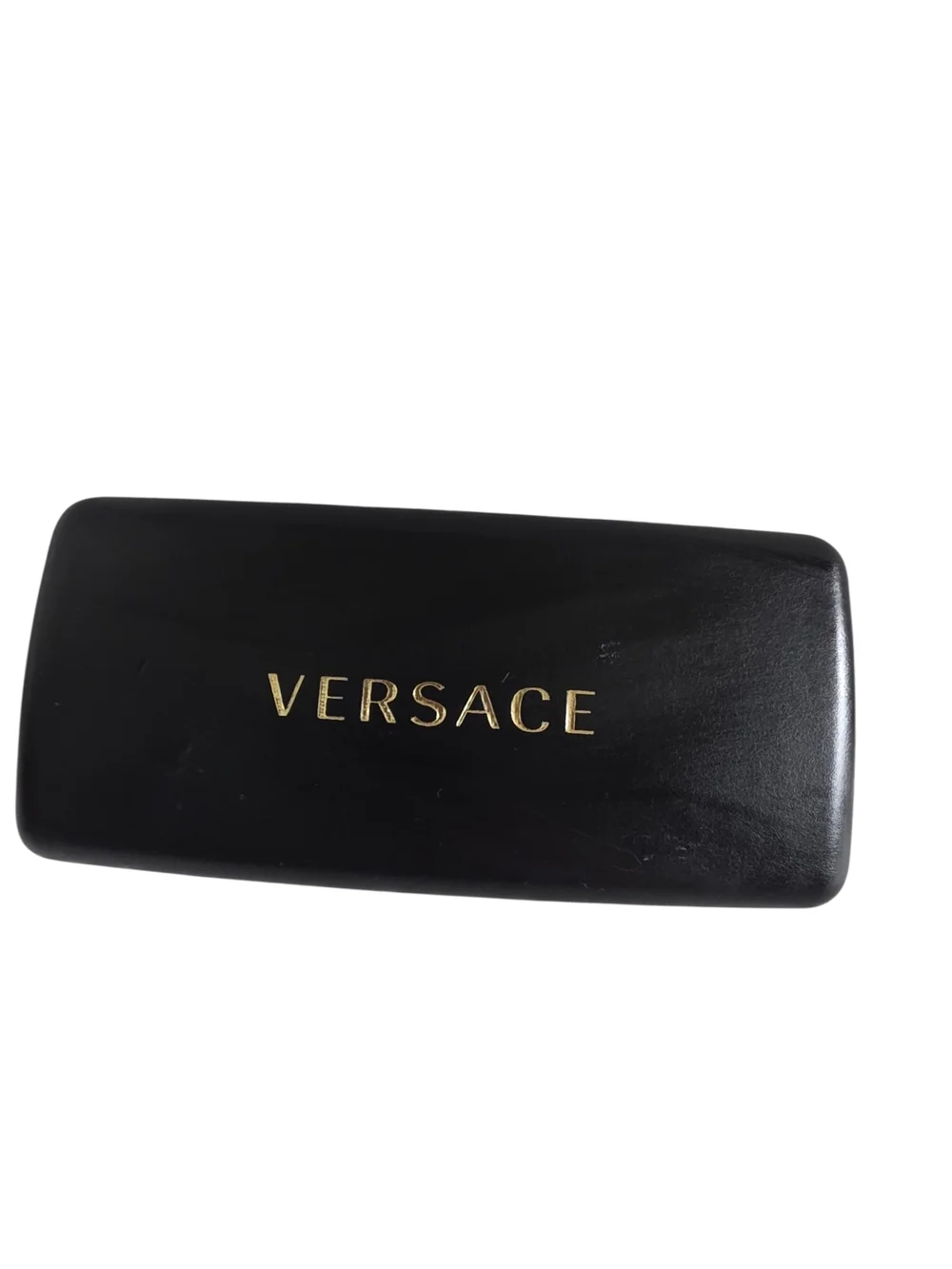 Versace Black and Gold Sunglasses Case